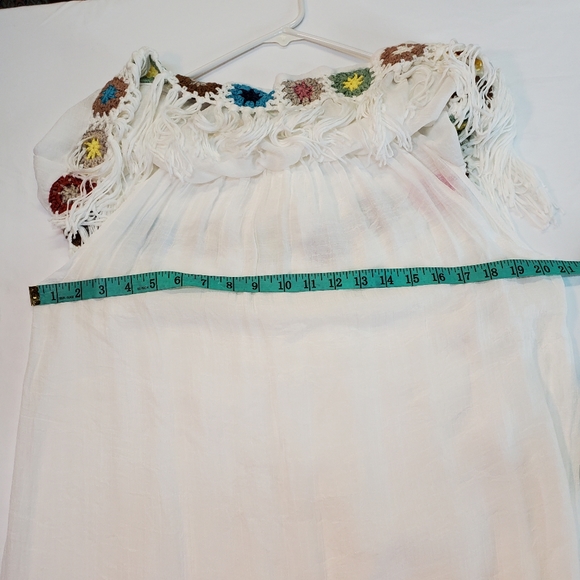 Sadie & Sage Boho Crochet Fringe dress - Picture 7 of 9